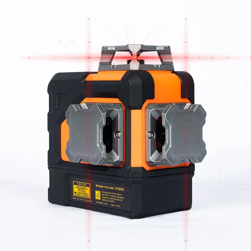 Niveau laser vertical horizontal à ligne de croix rouge